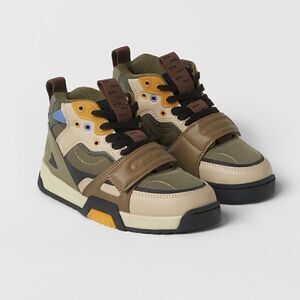 ZARA KIDS/ MULTI-PIECE HIGH TOP SNEAKERS